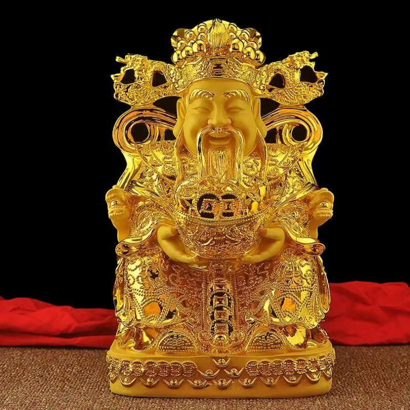 Home Decor Statue - Feng Shui Gold God of Wealth