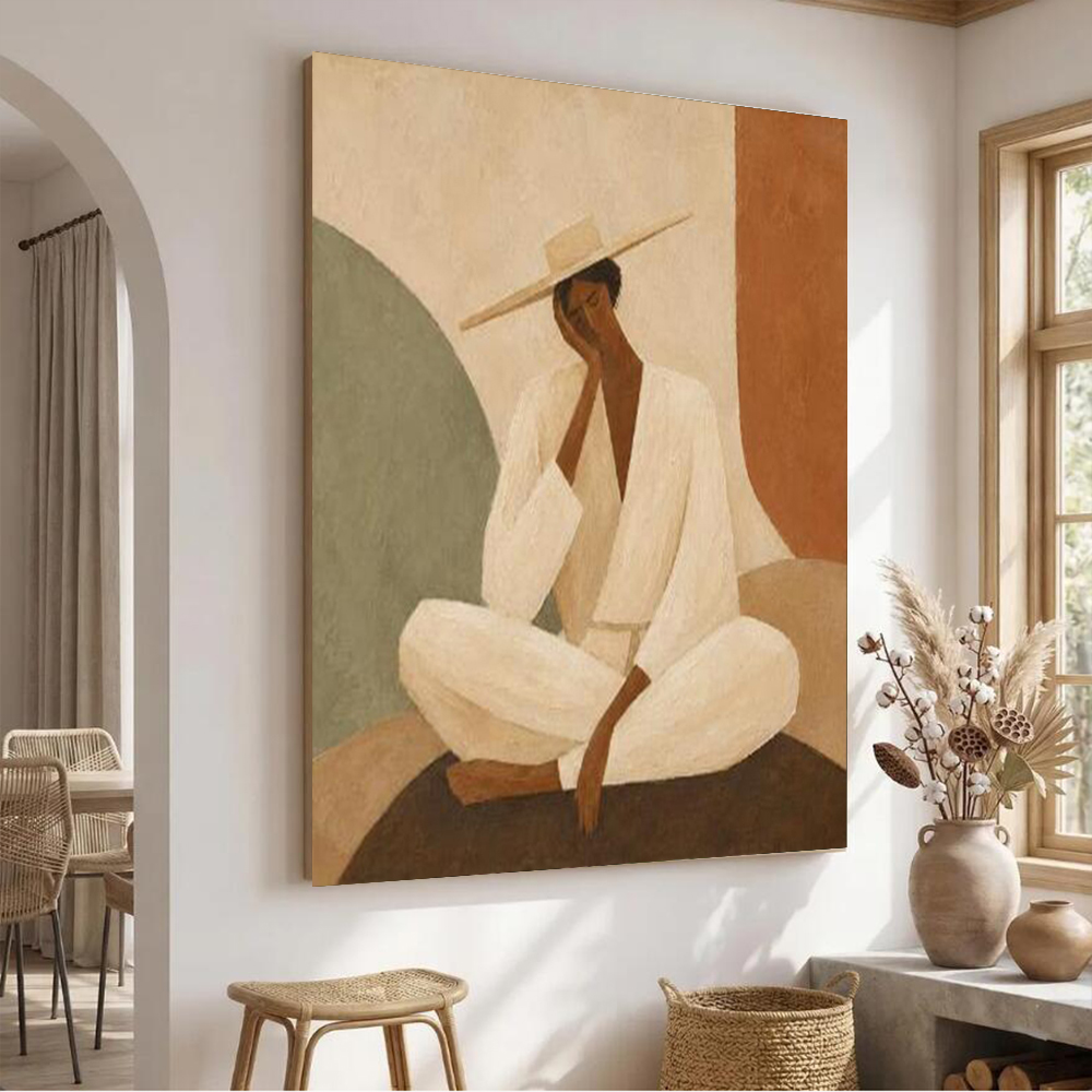 Home Decor Free Images - Abstract Oil Painting on Canvas -
