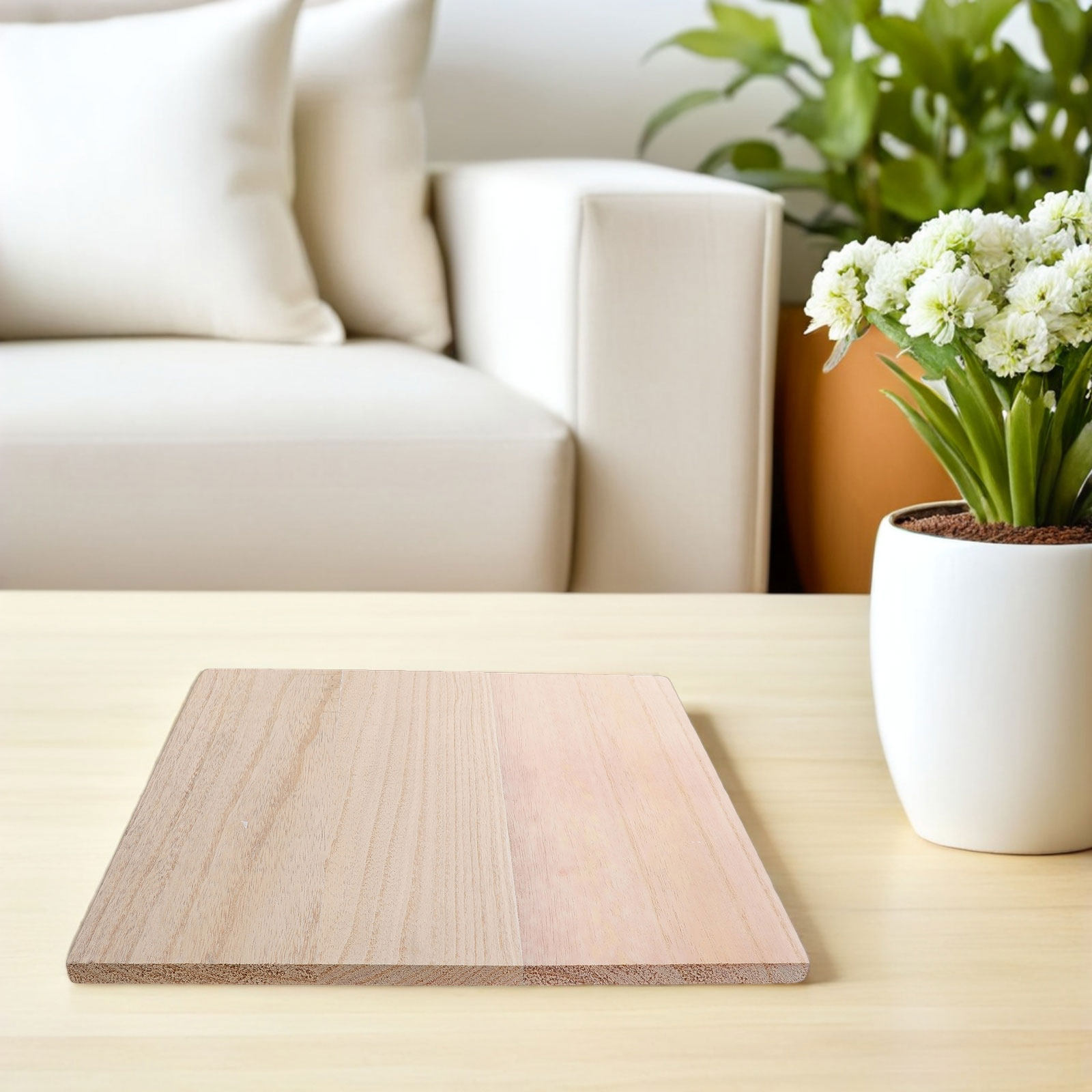 Floating Shelves - Unfinished Wooden Shelf Board 11.8 Inch