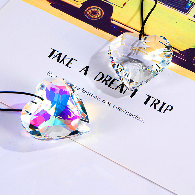 1pc45mm Heart Crystal Prism Su - огляд і ціна Crystal Sun Catcher