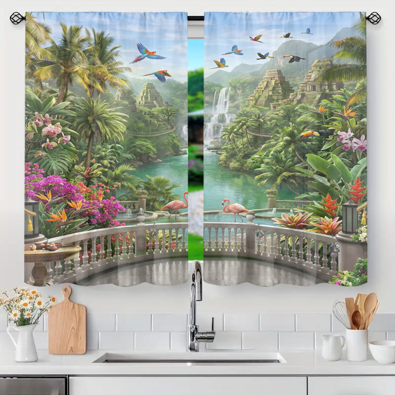 Vibrant Tropical Jungle Waterf - огляд і ціна Home Decor Bali