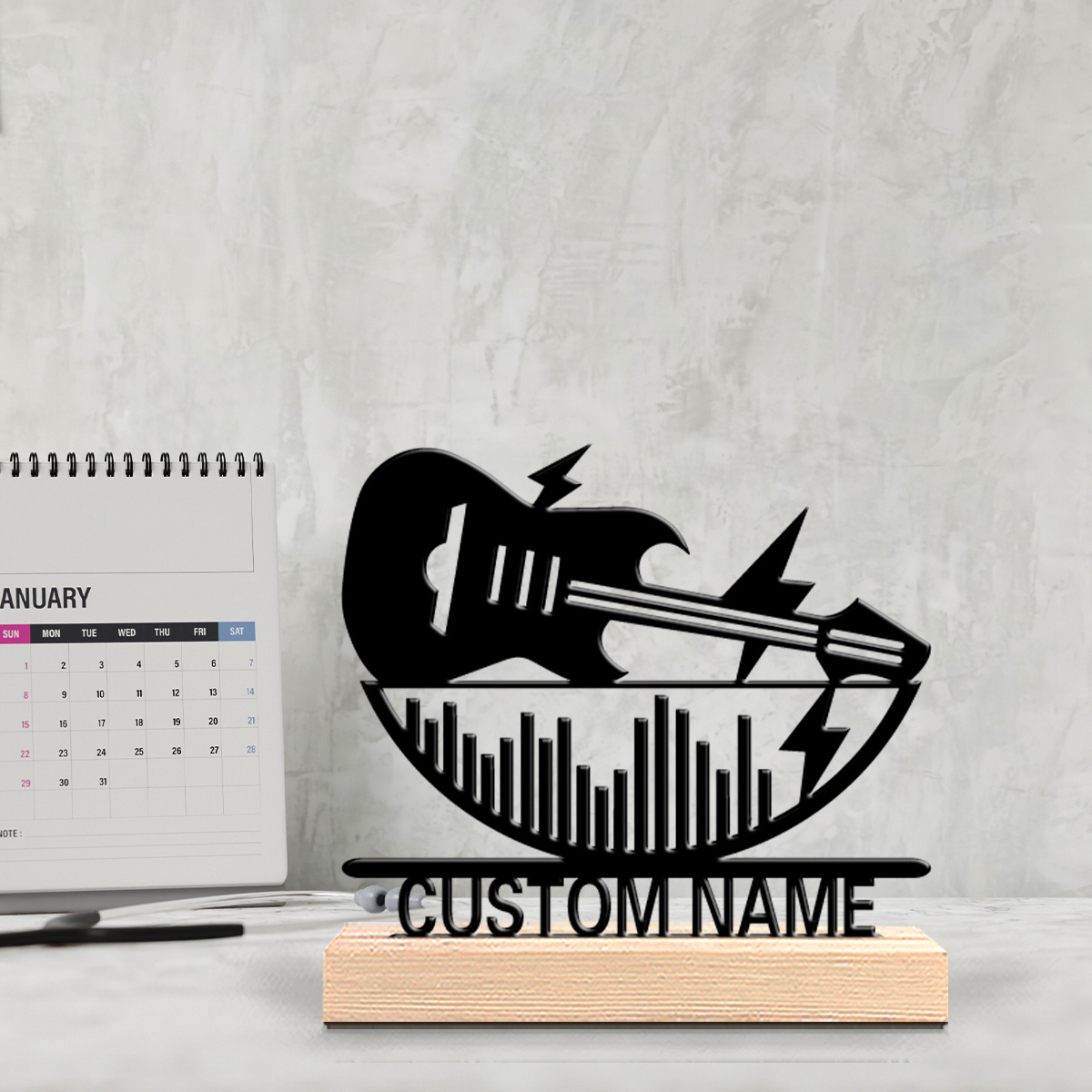 1pc Modern guitar Custom Lette - огляд і ціна Home Decor Statue
