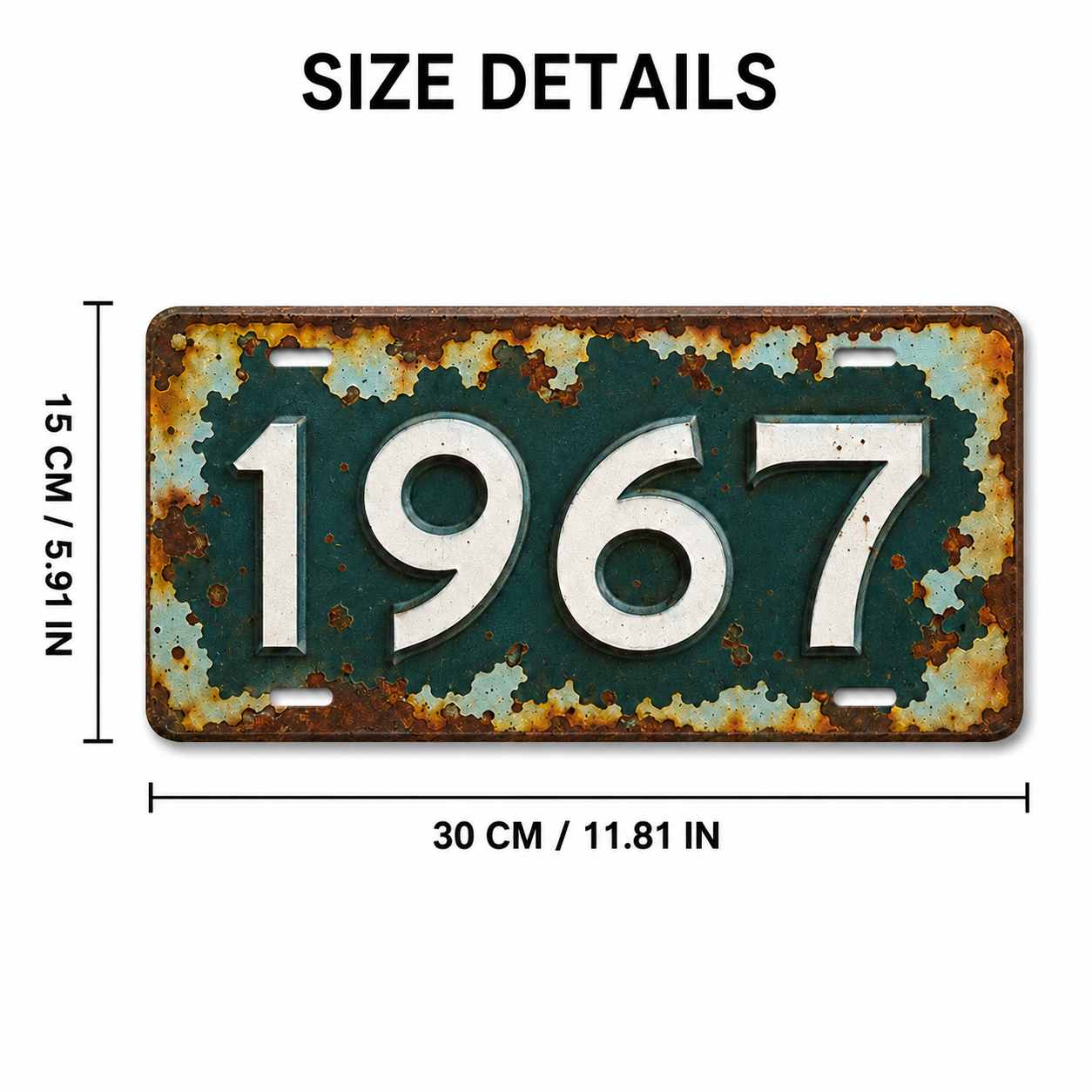 2D Flat,1pc, Retro Aluminum Si - огляд і ціна Home Decor Bali