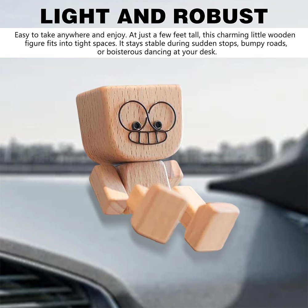 Halloween Wooden Shaking Man F - огляд і ціна Home Decor Emoji