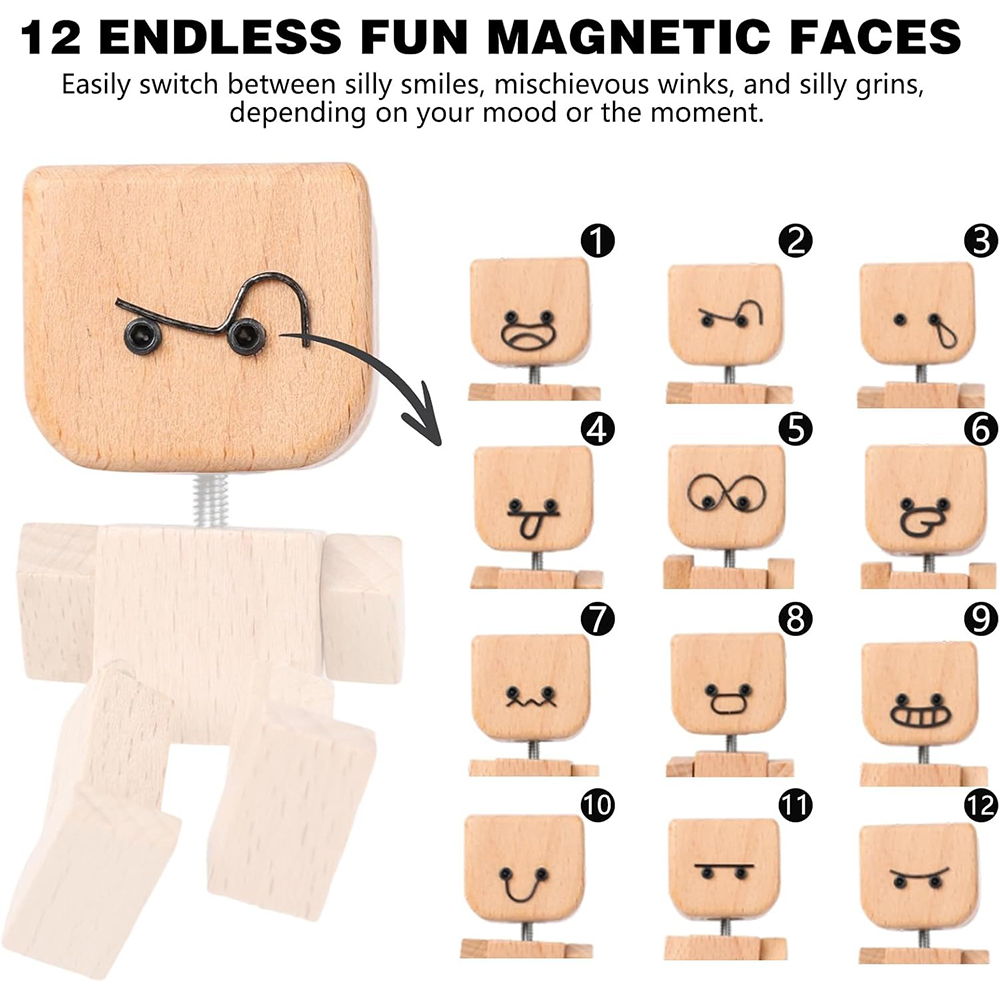 Halloween Wooden Shaking Man F - огляд і ціна Home Decor Emoji