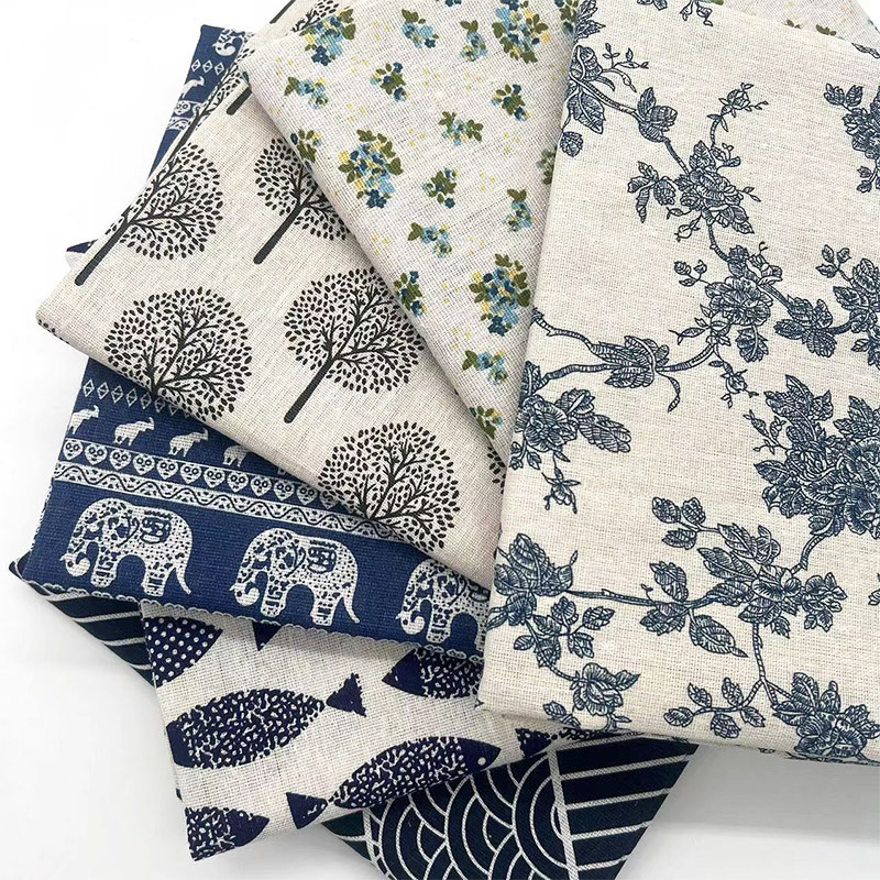 Retro Boho Floral Cotton Linen - огляд і ціна Home Decor Fabric