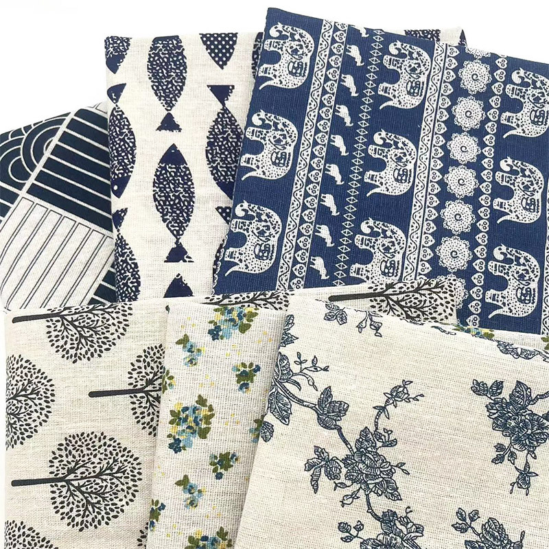 Retro Boho Floral Cotton Linen - огляд і ціна Home Decor Fabric