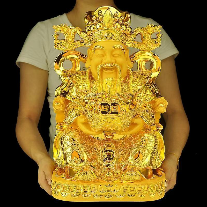 Feng Shui Gold God of Wealth L - огляд і ціна Home Decor Statue