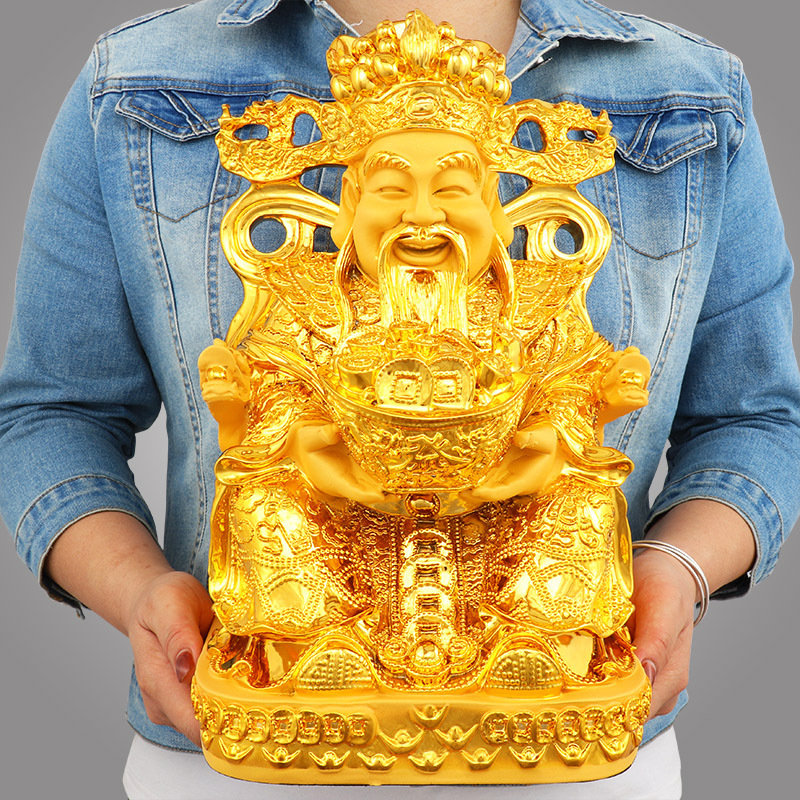 Feng Shui Gold God of Wealth L - огляд і ціна Home Decor Statue