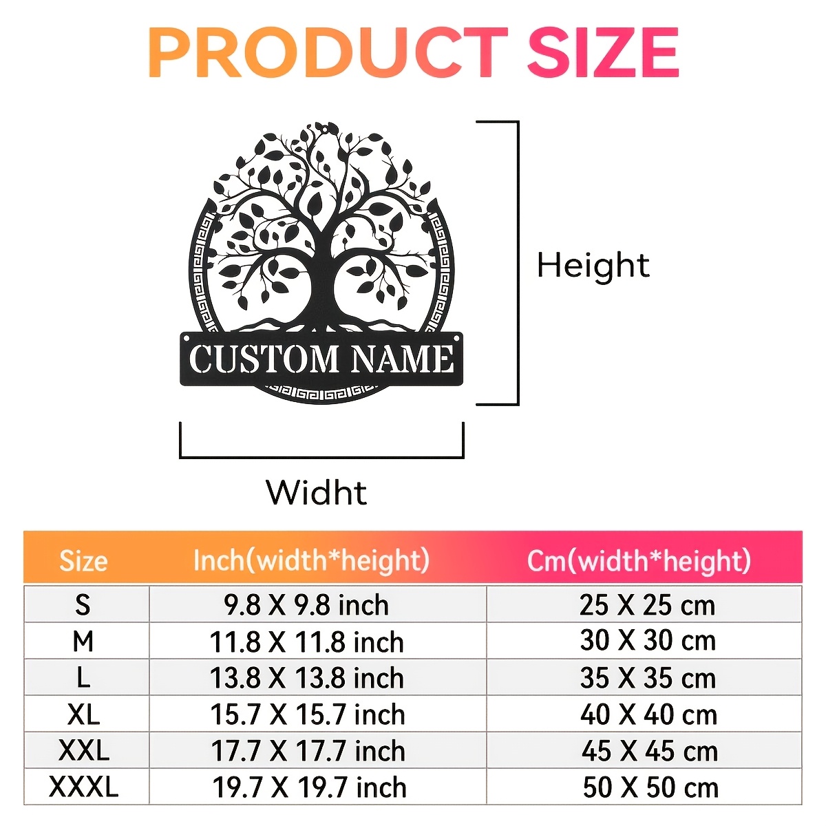 Custom Metal Wall Art of The T - огляд і ціна Home Decor Tree