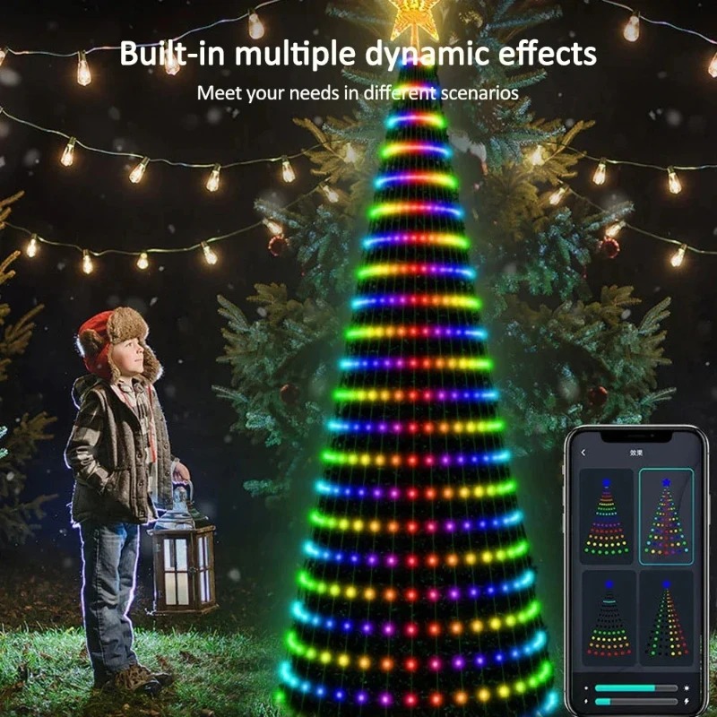Christmas Star Tree Lights RGB - огляд і ціна Home Decor Tree