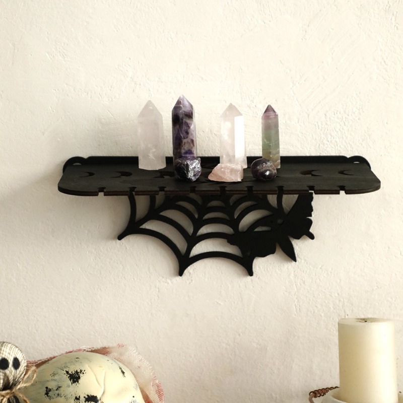 New Halloween Gothic Spider We - огляд і ціна Floating Shelves