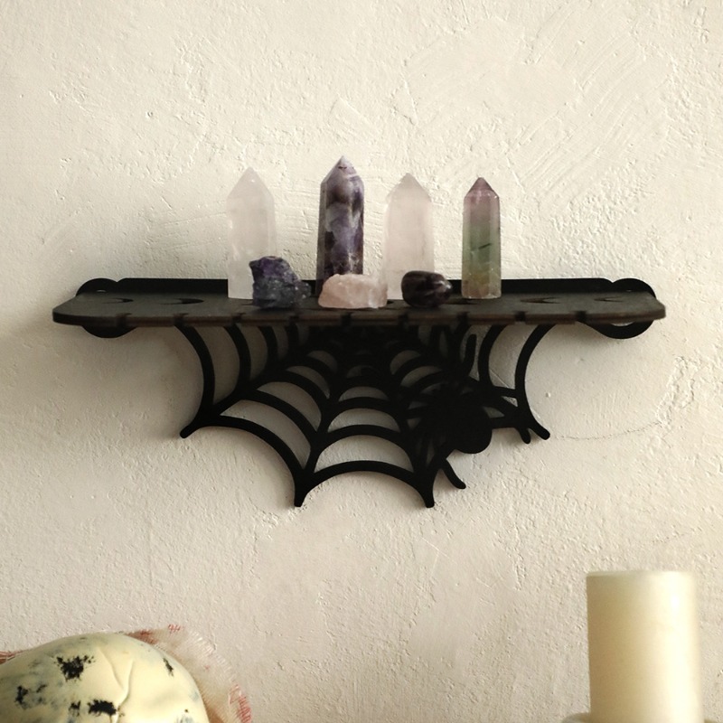 New Halloween Gothic Spider We - огляд і ціна Floating Shelves