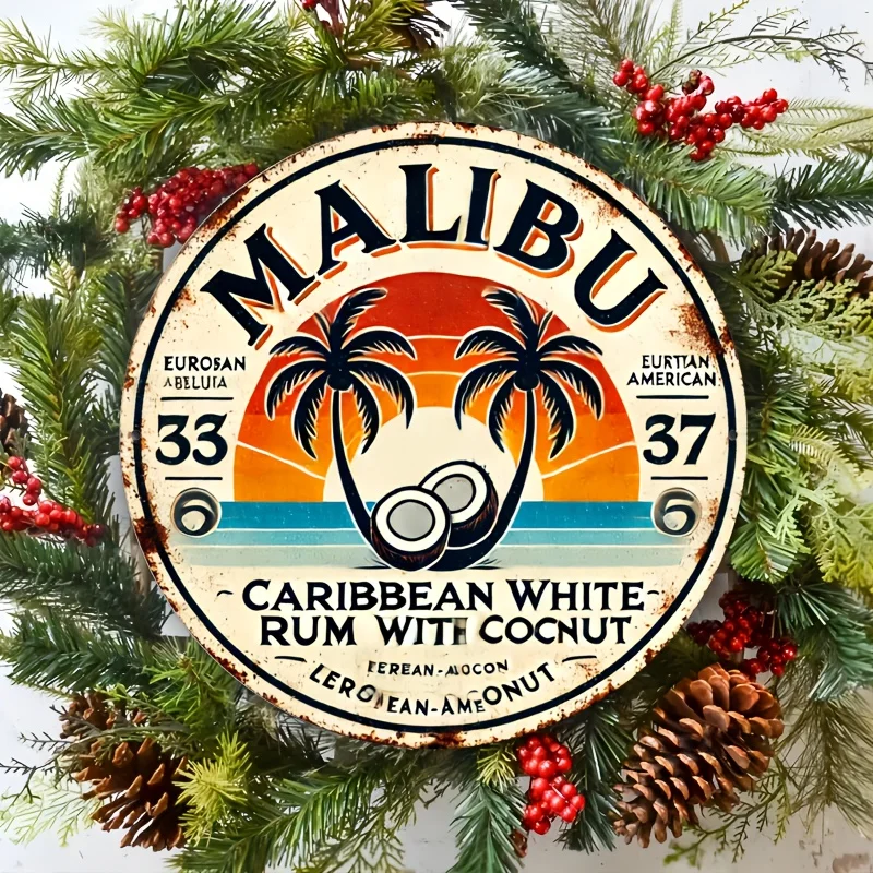 Vintage Malibu Rum Coconut Alu - огляд і ціна Home Decor Tree