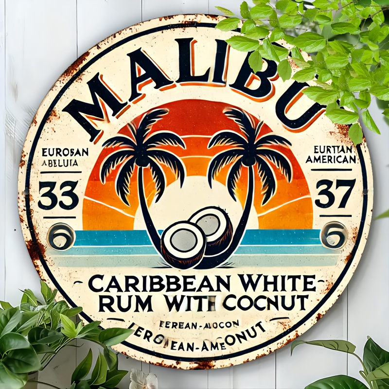 Vintage Malibu Rum Coconut Alu - огляд і ціна Home Decor Tree