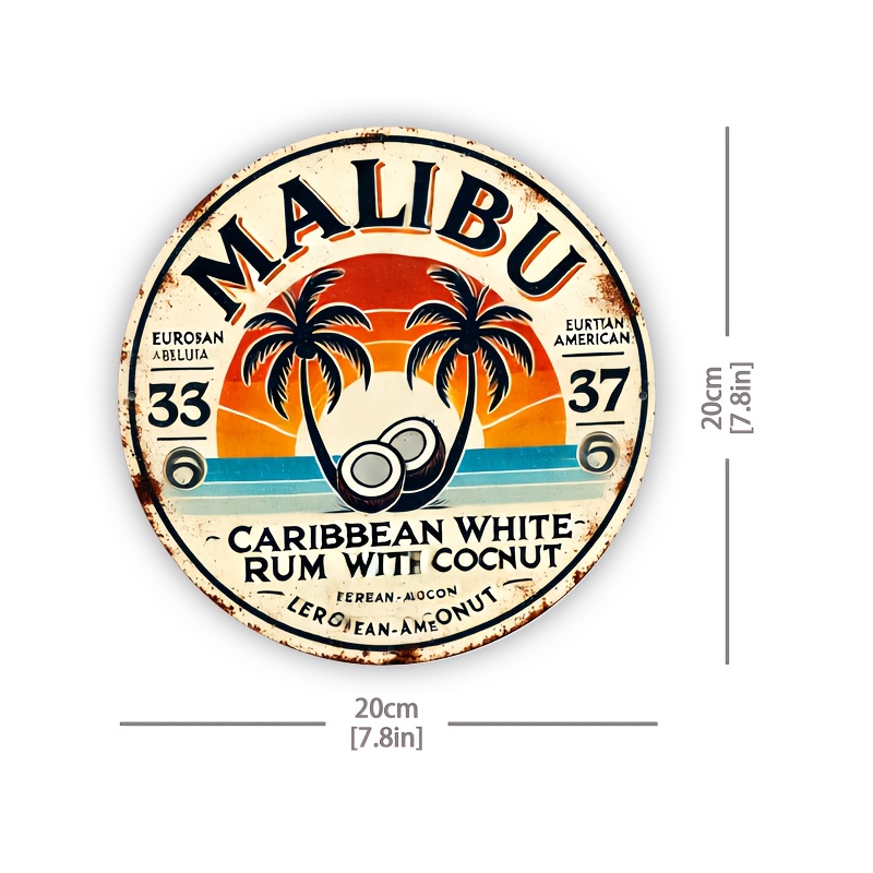 Vintage Malibu Rum Coconut Alu - огляд і ціна Home Decor Tree