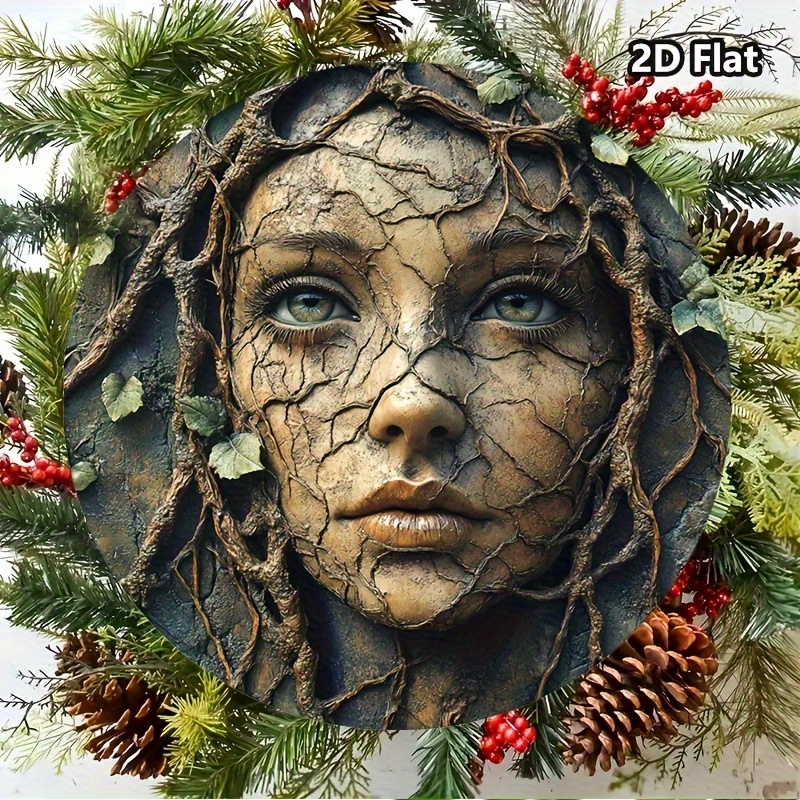 2D Flat, Vintage Aluminum Roun - огляд і ціна Home Decor Tree