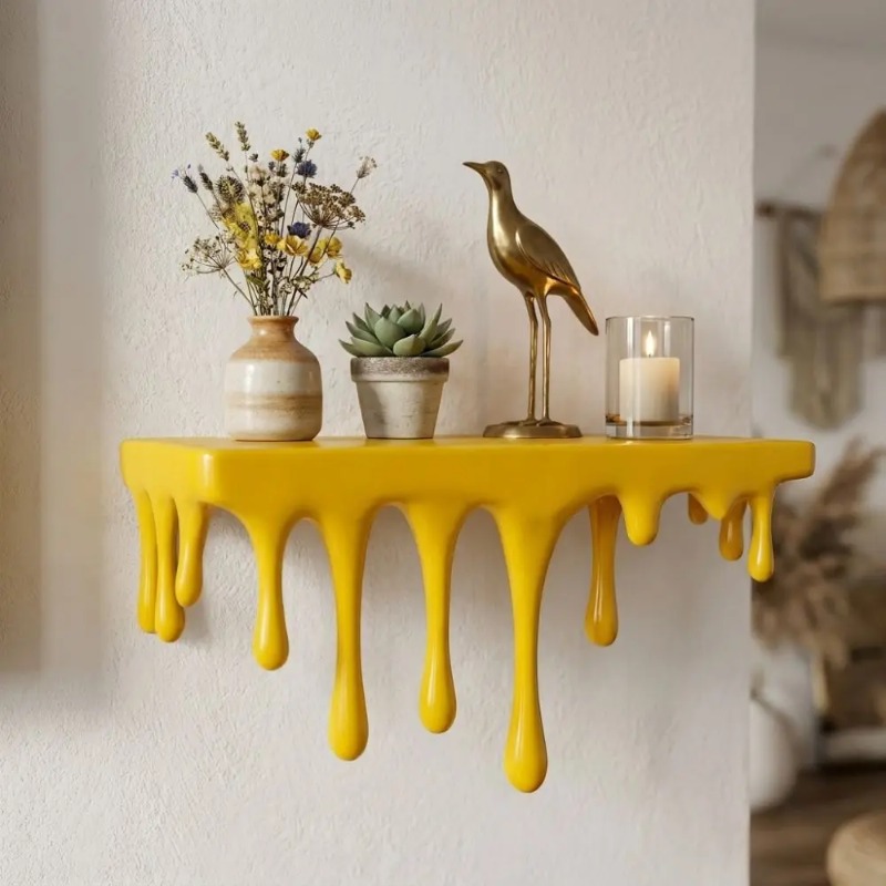 Decorative 3D Printed Drip Flo - огляд і ціна Floating Shelves