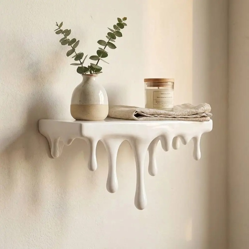 Decorative 3D Printed Drip Flo - огляд і ціна Floating Shelves