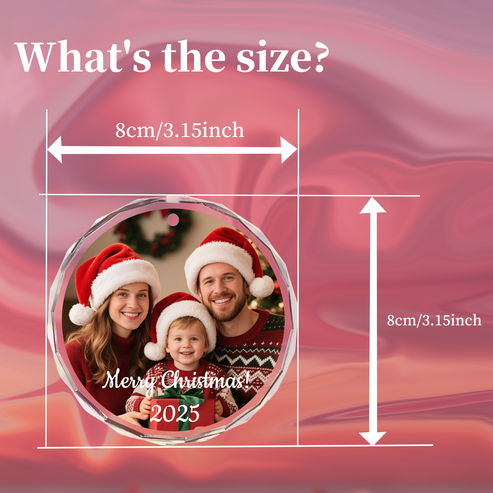 Custom Christmas Photo Ornamen - огляд і ціна Home Decor Tree