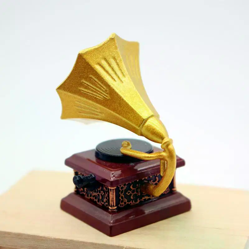 Dollhouse Vintage Phonograph M - огляд і ціна Home Decor Retro