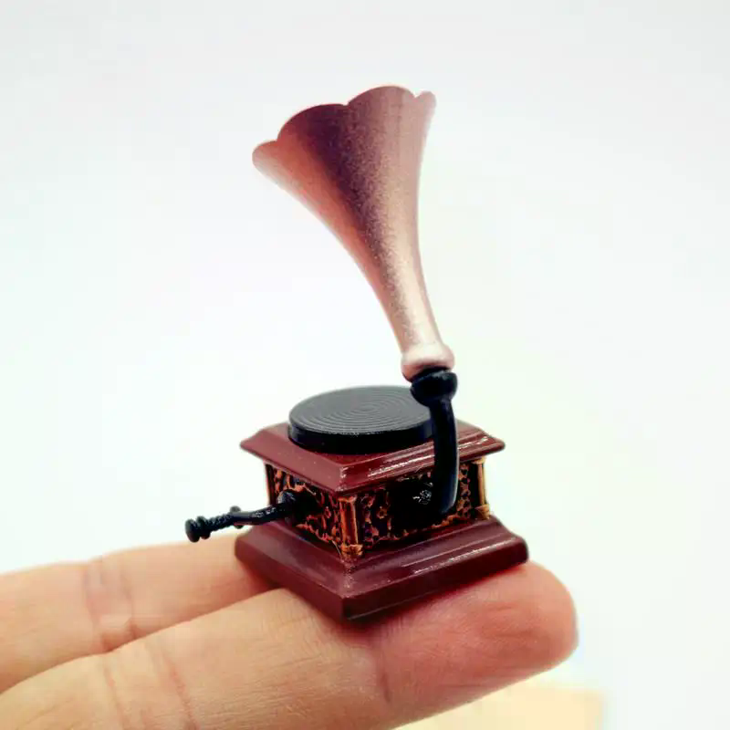 Dollhouse Vintage Phonograph M - огляд і ціна Home Decor Retro