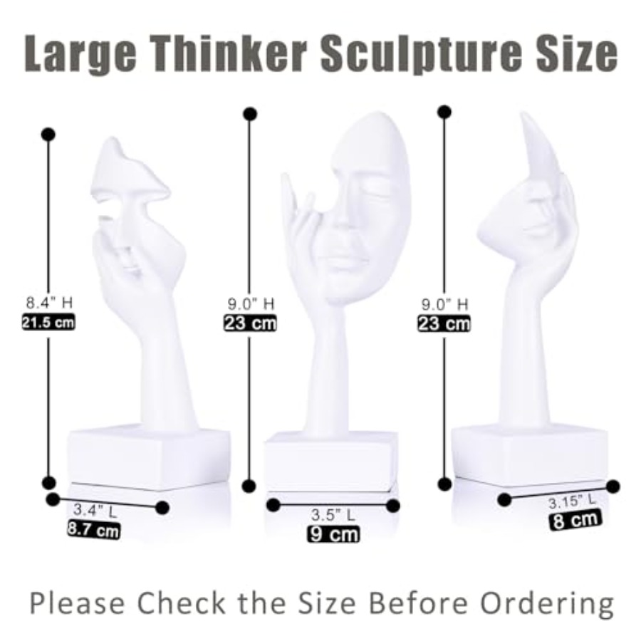 Thinker Large Statue Set - Art - огляд і ціна Home Decor Statue