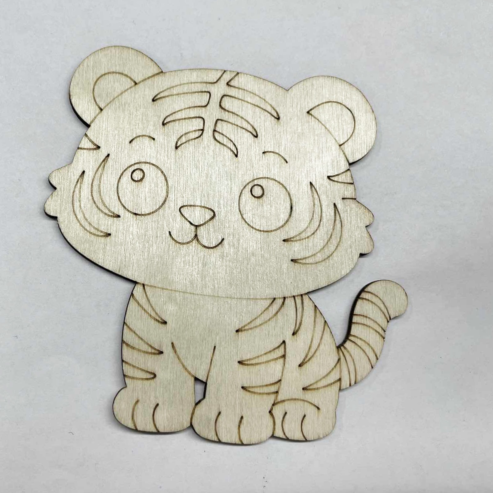 10 Pcs/set Tiger Animal Unfini - огляд і ціна Home Decor Diy