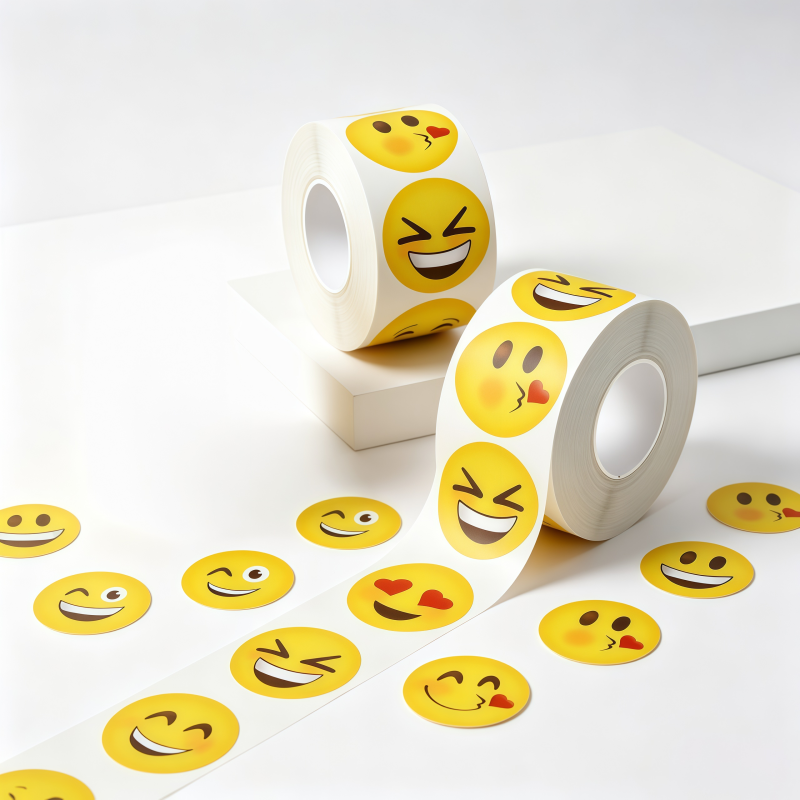 500Pcs/Roll 25mm Round Dot Sti - огляд і ціна Home Decor Emoji