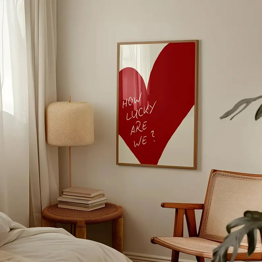 1 Piece Frameless Red Love Hea - огляд і ціна Home Decor How To