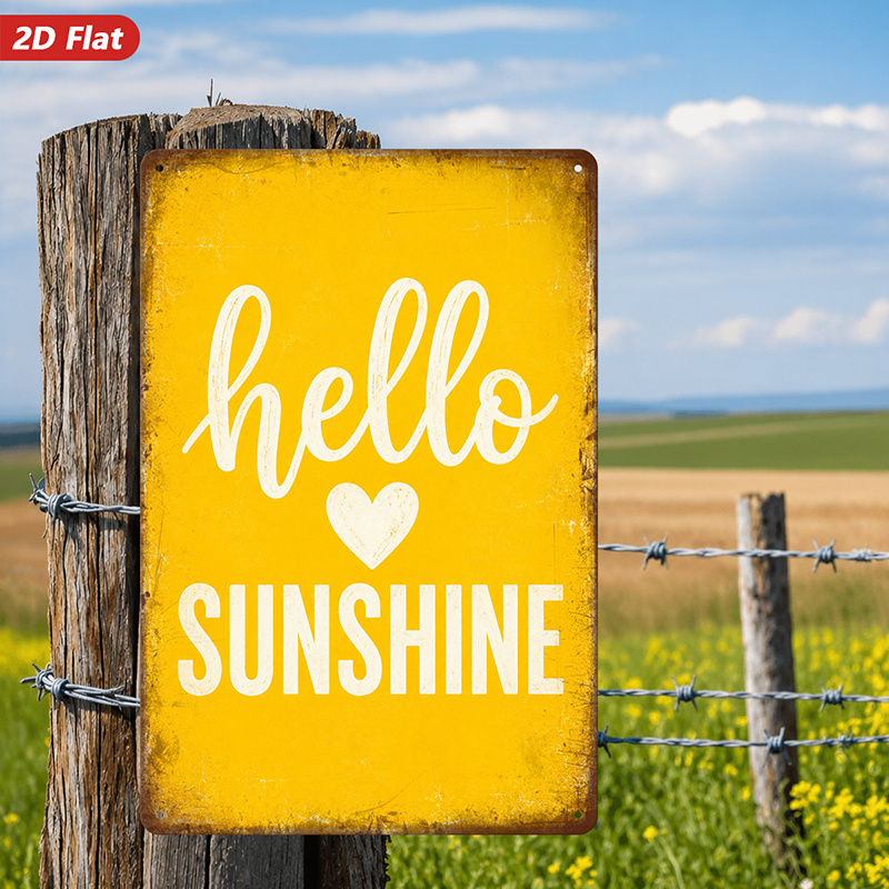 2D Flat, 1pc Metal Sign Wall A - огляд і ціна Home Decor Quotes