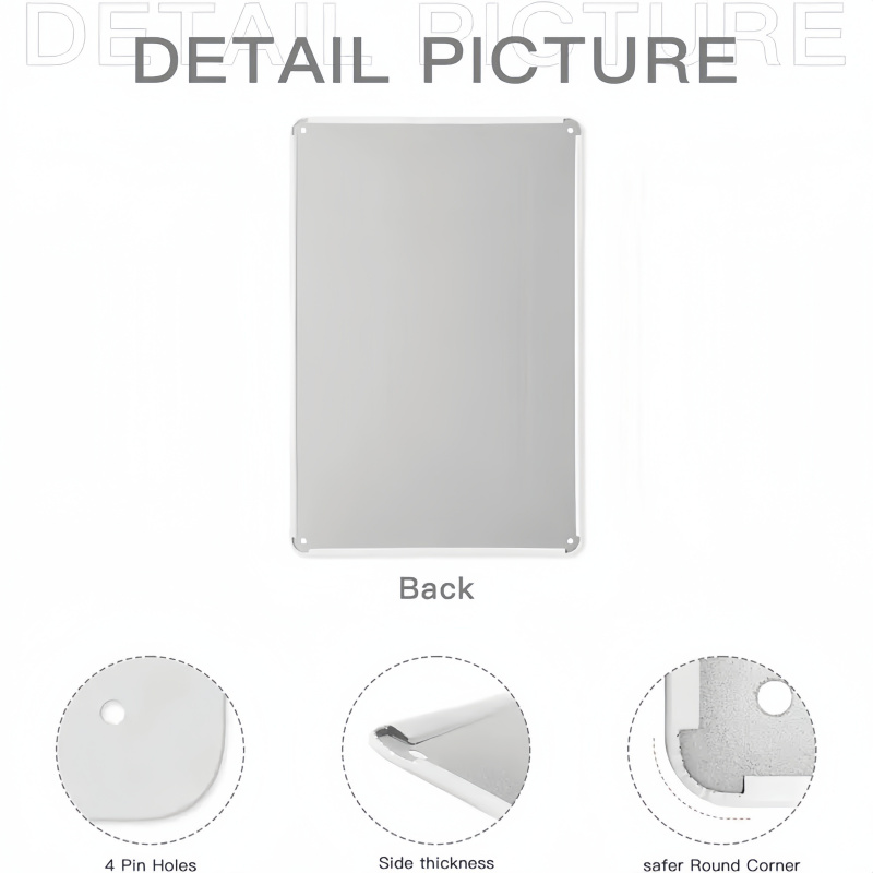 2D Flat, 1pc Metal Sign Wall A - огляд і ціна Home Decor Quotes