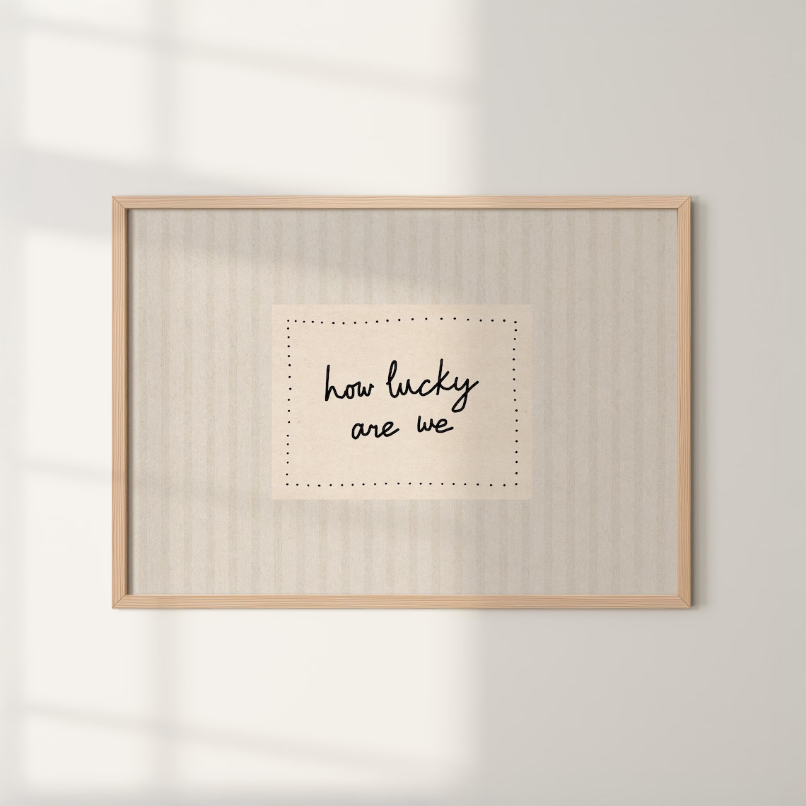 Modern,Minimalist How Lucky Ar - огляд і ціна Home Decor Quotes