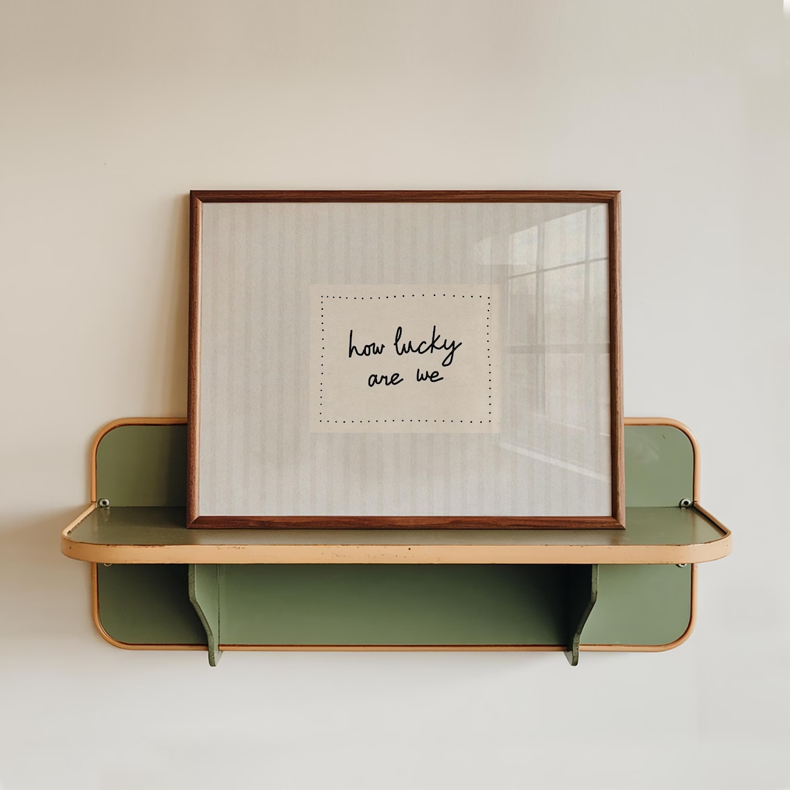Modern,Minimalist How Lucky Ar - огляд і ціна Home Decor Quotes