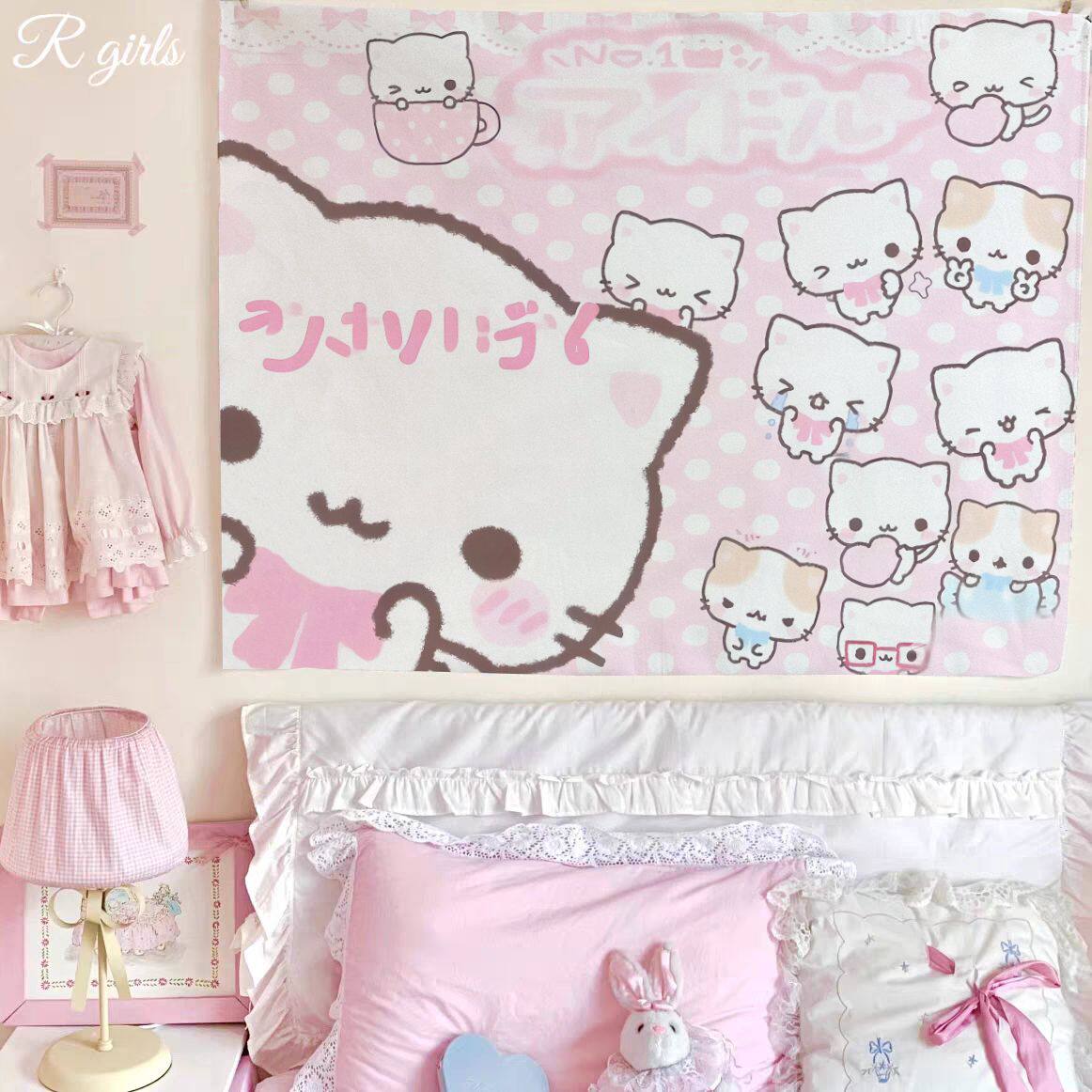 VIKAMA Soft Cute Cartoon Cat T - огляд і ціна Home Decor Emoji