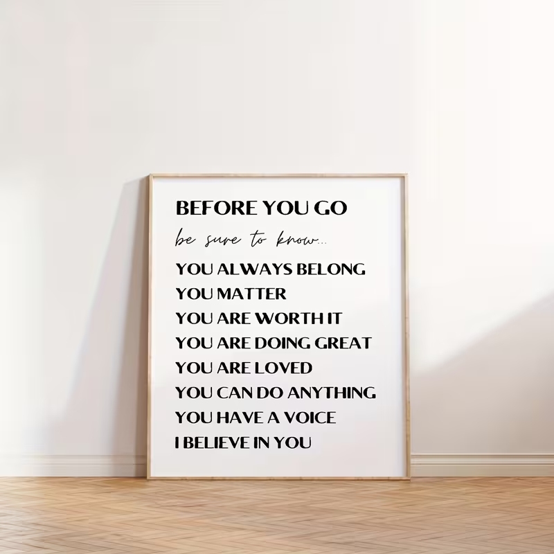 Modern Before You Go Inspirati - огляд і ціна Home Decor Quotes