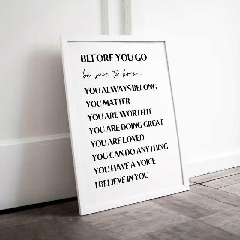Modern Before You Go Inspirati - огляд і ціна Home Decor Quotes