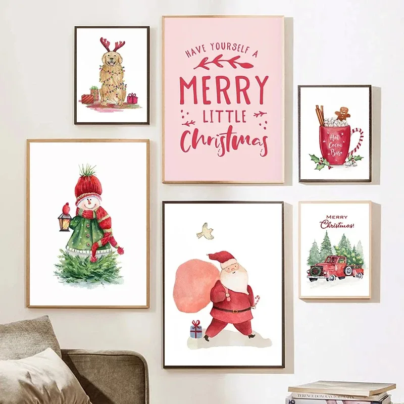 Cartoon Christmas Holiday Tree - огляд і ціна Geometric Wall Art