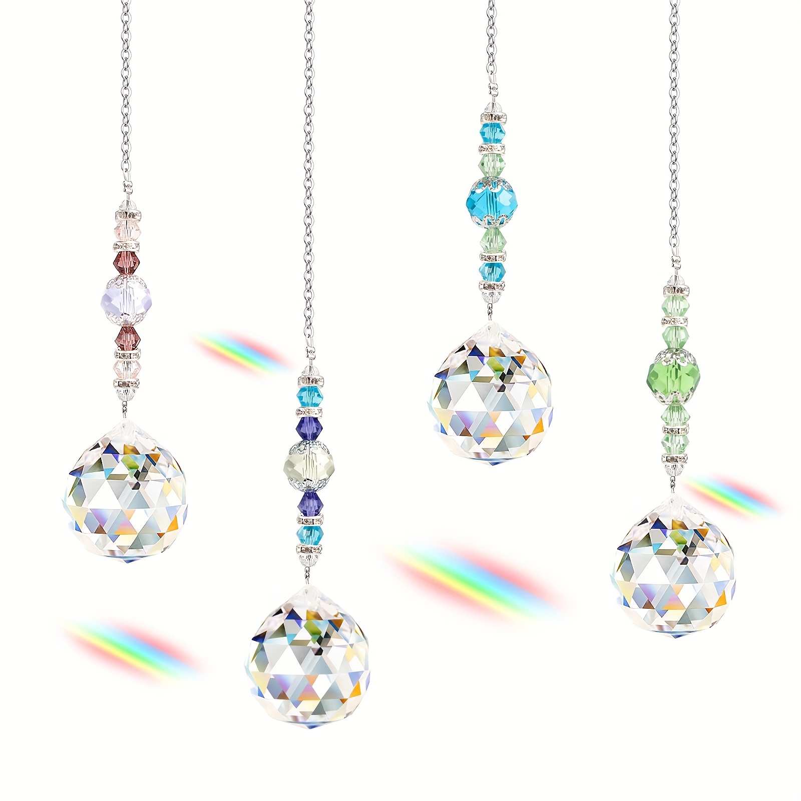 4 Pcs Window Crystal Suncatche - огляд і ціна Crystal Sun Catcher
