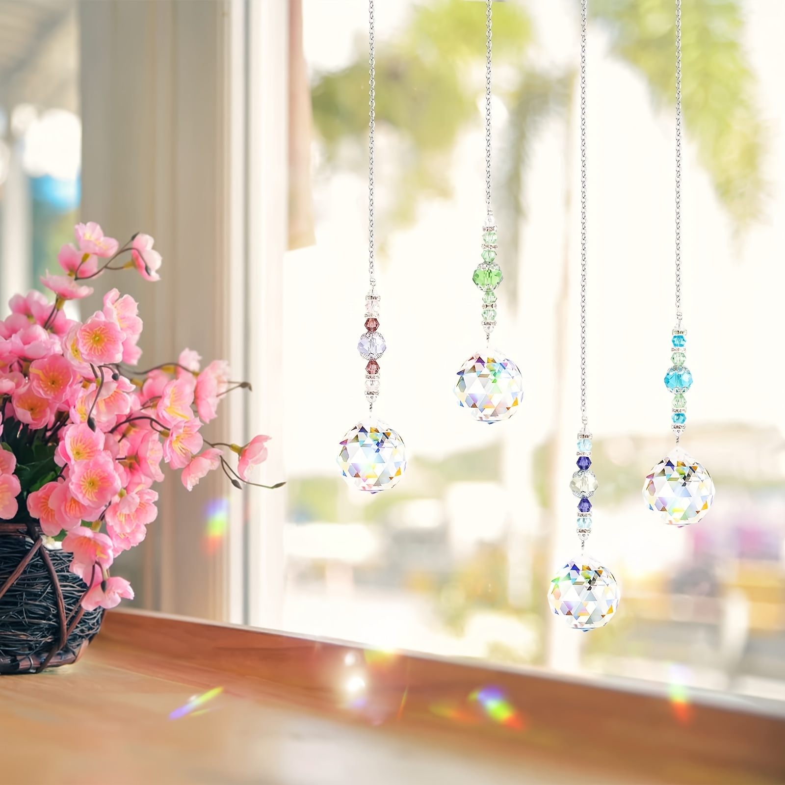 4 Pcs Window Crystal Suncatche - огляд і ціна Crystal Sun Catcher