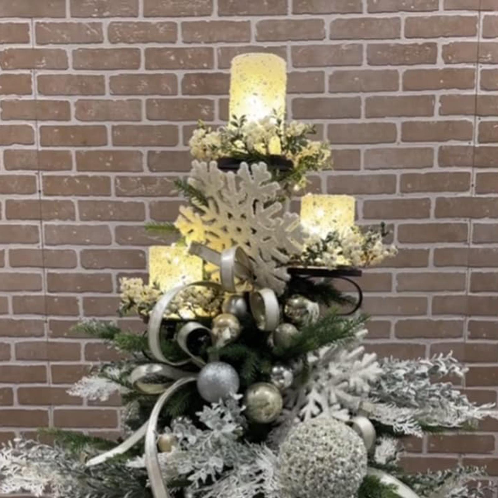 Metal Black Triple Tree Topper - огляд і ціна Home Decor Tree
