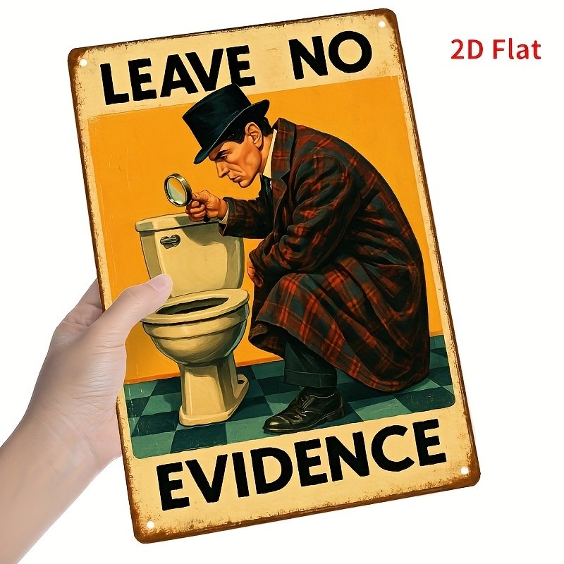 2D Flat Metal Plaque Weird Det - огляд і ціна Home Decor Quotes